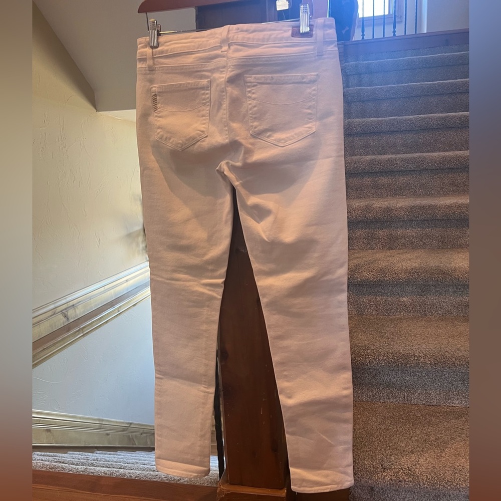 Paige white skyline skinny jeans